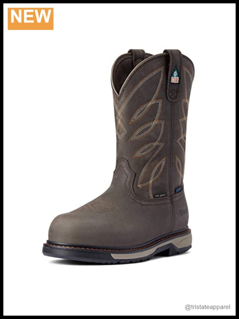 Women's Composite Toe Work Boot, Waterproof, CSA Certified, Pull-On